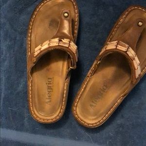 Alegria Brown Sandals